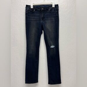 CODE Bleu - Women’s  Maya Slim Fit Dark Wash Straight Denim Jeans - 12P